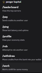 commands list2